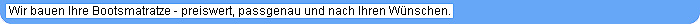 Bootsmatratze footer